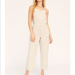 Free people long linen like overalls!